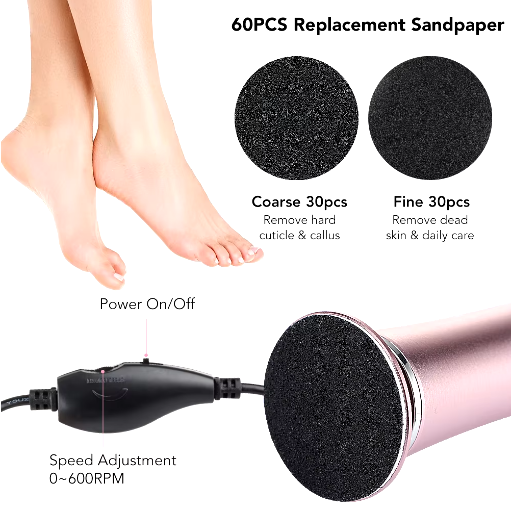 Novix™ Rechargeable Callus Remover